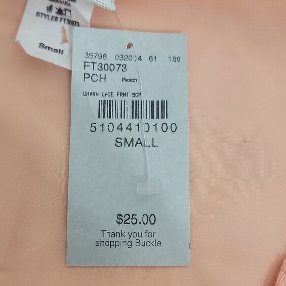 WOMENS Daytrip Peach Lace Tanktop size Small - Picture 5 of 5